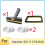 For  SC1-5 CTK1020 Replacement Handheld Steam Brush with Replaceable Brush Heads Cleaning Cloth 1