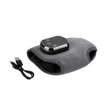 Electric Foot Ankle Massager with Heat & Chatter Cordless Heating Pad Ankle Wrap for Sports Recovery Support Brace Belt