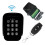 Wireless Keypad Gate Opener Keypad Rolling Code 433MHZ Keypad with 12V/24V 2 Channel Receiver for Garage Door 1
