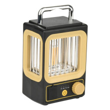 Lampe Solaire D'Extérieur à LED Rechargeable par USB, Lanterne de Camping Portable