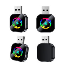 2in1 Wireless Carplay Android Auto AI Box Plug and USB Car Dongle WiFi for Wired CarPlay/Andriod Auto Car