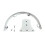 Supporto per Tom Supporto per Tom Hoop Supporto per Sospensione per Batteria Accessorio Hardware 10 Pollici Argento 1
