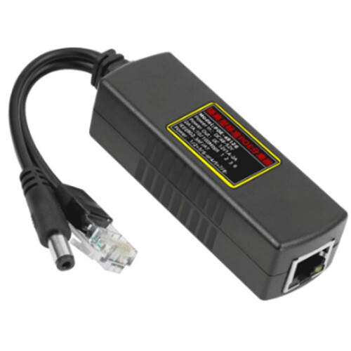 POE Splitter IEEE 802.3AT Standard 12V/1A-2A  Output DC48-52V Input for CCTV IP Camera Security System 1