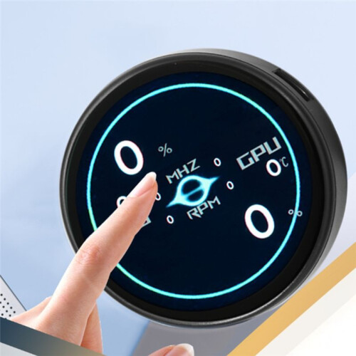 1.28 Inch Round Screen TFT Color Screen with Touch SPI LCD Module IPS Capacitive Spectrum Electronic Photo Frame 1