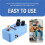 CHORUS Electric Guitar Effect Pedal FCH-2 Portable True Bypass Guitar Effector 3 Control Knobs  Guitarra Effector 1