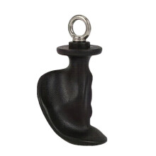 Fitness Lat Pull Down Bar PP Material Single Ring Pulley Cable Machine Attachments Gym Handle Wrist Workout Equipment
