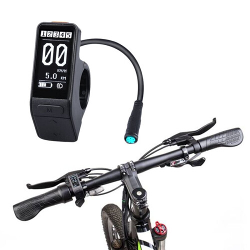 Electric Bikes SW102 LCD Navigation Meter for Bafang Central Motor BBS01 BBS02 CAN Protocol Meter  Display 1