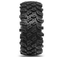 4pcs 136mm 1.9inch Metal Beadlock Wheel Rim Rubber Tire Set for 1/8 1/10 RC Crawler Car TRX4 D90 D110 Axial SCX10 D