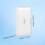 2pcs 433MHz Wireless Vibration Glass Break Detector, Adjustable Sensitivity, Compatible with Alarm Systems White 9