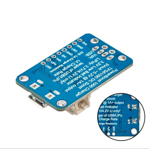 2465 Spot Rechargeable Module 5V LiPo USB Boost 1A Charger PowerBoost 1000 Portable Charging Solution for Electronics 2