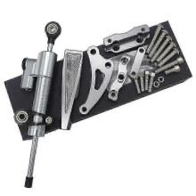 (As show, One size) Steering Stabilizer Damper Mounting Bracket Kit for Honda CB650F Motorcycle Accessories 2014-2019