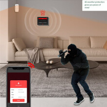 Tuya Home Alarms System Wireless WiFi 4G 7 Inch Panel for Home Burglar Security Protection Alarms US Plug