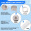 10 Pcs Magnetic Cable Holder Tie Mount Nylon Ties Base with Stable Wire Fixing  Zip Cable Tie Mount Silver 5