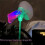 Windmill LED Light Safe-Riding Plastic Small Windmill Wind Power Generation Car Decorations 2