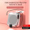 Wireless  Microphone Amplifier, Small Portable Tour Guide Microphone Speaker for Teachers Rose Gold 4