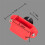 17mm Round  Car Mount Holder Universal Car Mount Accessory for Walkie Talkie Devices Easy Installation Suction B 6