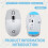 Optical Cordless Mice Screen Display Laptop Wireless Mouse 2.4G Silent Wireless  Mouse Mute Ergonomic Mouse 6