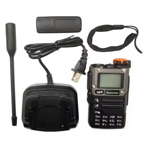 Quansheng K6 with Sensitivity Radio  Stereo Speaker Transmitter Using Software CEC0.5 US Plug 2