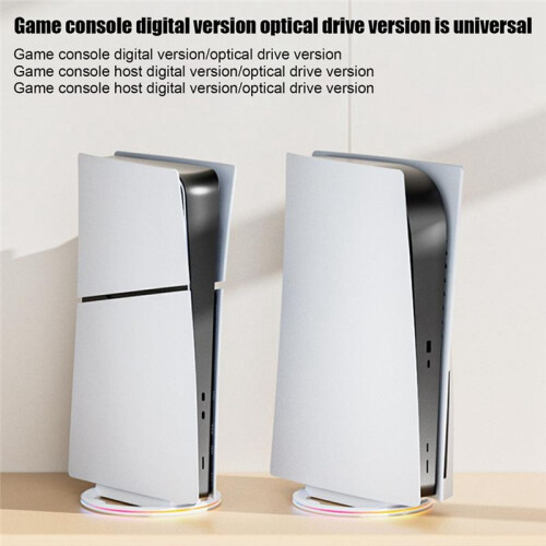 For PS5 Slim Console Holder Base with Cooling Base Game Console Base for Ps5 Slim Disc and Digital Version