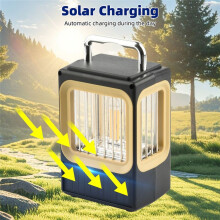 Buiten Solar LED-Lamp, USB Oplaadbare LED-Zonnelamp voor Kamperen, Draagbare Lantaarns