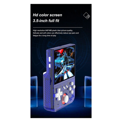 R36  Retro Handheld Game Console MY  128GB 3.5inch IPS Screen Video Game Console Linux Supports 30+ Simulators D 2