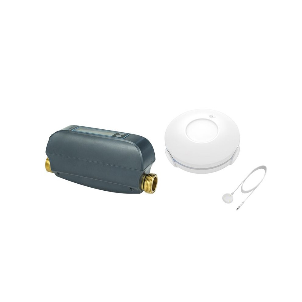 Tuya Wifi Water Valve Shutoff Water Flow Meter Built In Rechargable Battery For Dn20 3/4-In Diameter Pipe Eu Plug 6032730131437