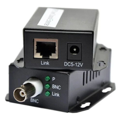 1Pair Ethernet IP Extender over Coax HD Network Kit EOC Coaxial Cable Transmission Extender for Security CCTV Cameras 2