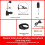 Wireless Saxophone Microphone System, Clip  Instrument Microphone for Saxophones 1 Microphone 4