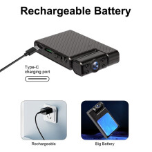 Ny  Wifi-Kamera med Roterbart Objektiv, Wifi-Videokamera, Trådlös HD-Video, IR-Nattseende, Hemsäkerhetsövervakningskamera