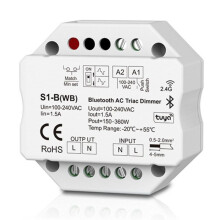 Suporte para Dimmer Triac AC Driver LED Regulável Lâmpadas Incandescentes Lâmpadas Halógenas Dimerização Por Push Controle Remoto RF de 4