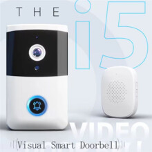 Wireless Video Doorbell IR Night Vision Doorbell Camera Two-Way Audio Door Bell Home Security Alarm System