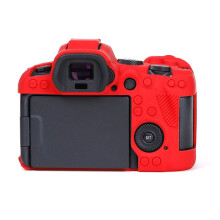 Siliconen Beschermhoes voor R6 Mark II, Antislip, Stofdicht, Krasbestendig, Zacht Hoesje met Verbeterde Grip, Rood