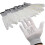 White Work Gloves Anti Static Non Slip [6 Pairs] Size :  Medium 1