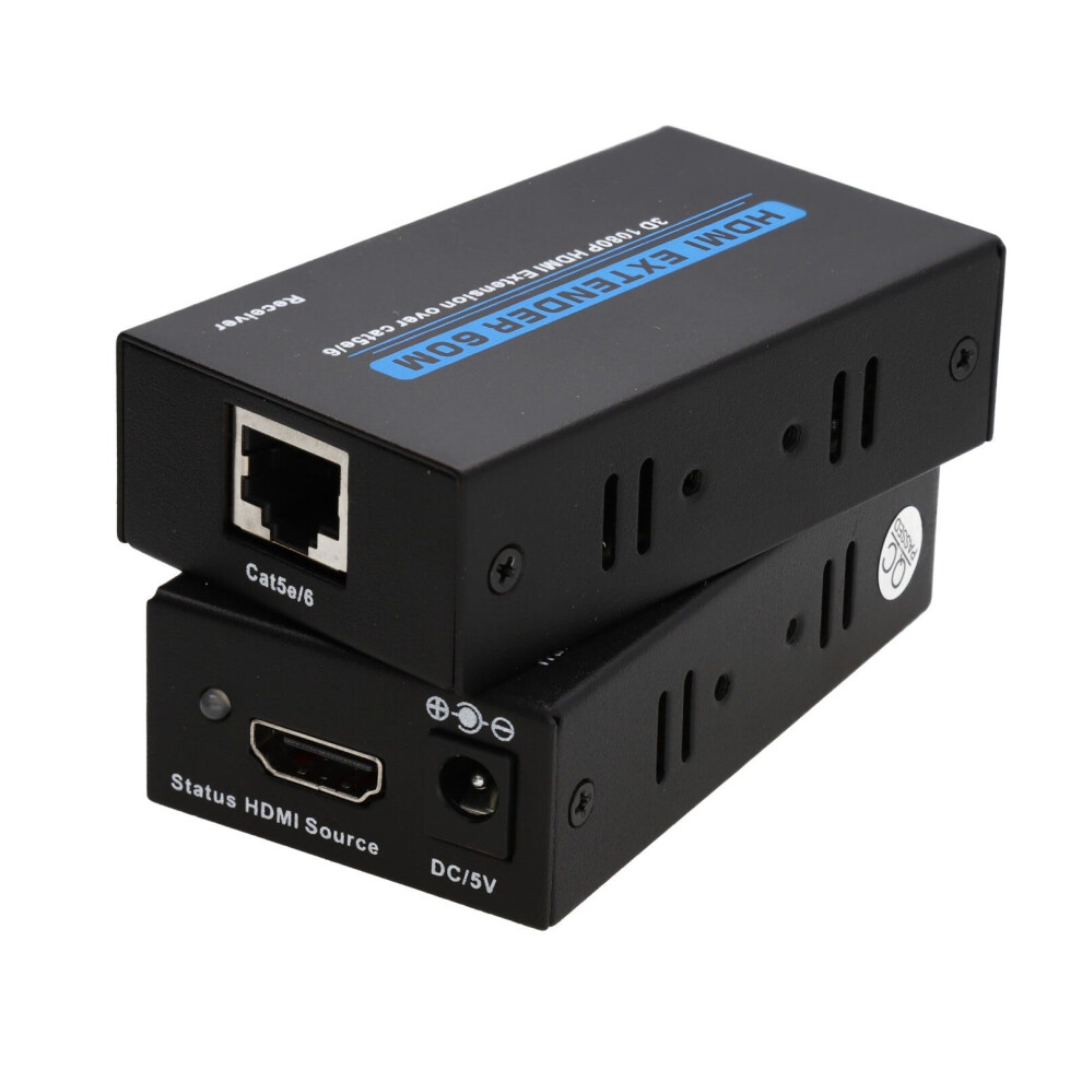 Hdmi Extender Over Rj45 Cat5e/Cat6 Rj45 Ethernet Cable Up To 60M 5051259203501