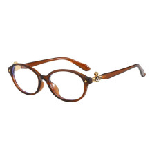 Small Frame Glasses Nerd Glasses Frame Women'S Pure Desire Style Retro Literary Anti- Light Glasses Full Frame C