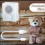 Sound Box for Stuffed Animals 360 Seconds Push Button Sound Box USB Voice Box Playing Button Device for Audio Message 3