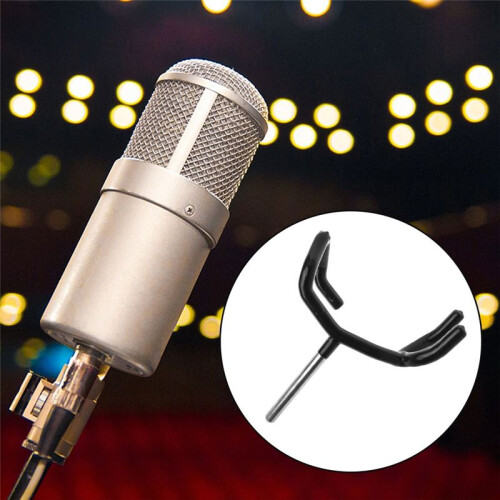 Support de Microphone à Perche, Support de Micro, Support en Porte-à-Faux, Clip de Fixation, Support de Fixation pour Perche Audio, pour 1