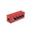 4 Channel Multi Network 3Pin XLR to Ethercon RJ45 Cat5 Ethernet Extender for Live Stage Audio Recording Studio Red 4