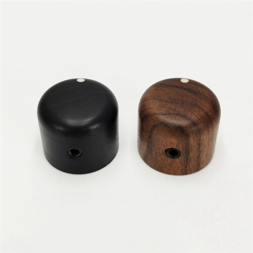 Guitar Control Knob for Potentiometer Timbre and Volume Speed Control Knobs Guitar Replacement Parts Ebony 1