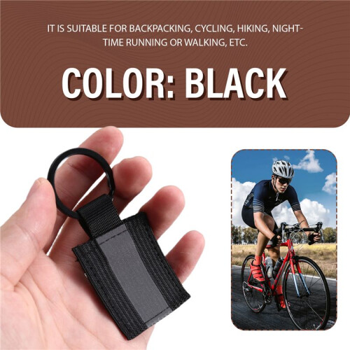 Reflective Pendants Reflective Keychains Backpack Cycling Reflective Accessories Double-Sided Reflective Markers 2