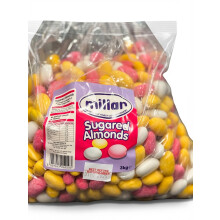 Millar Sugar Almonds 3kg Bulk Bag - Sugared Almond Sweets for Weddings & Parties
