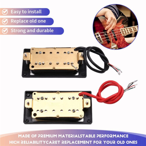 1 Set ST/LP Standard Nack och Bro Elgitarr Humbucker Pickuper 2