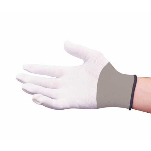 White Work Gloves Anti Static Non Slip [6 Pairs] Size :  Medium 1