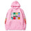 (Pink,L)Hunter X Hunter Hip Pop Deporte Sudadera con Capucha Pullover Jersey Suéter Camisa Sudadera 1