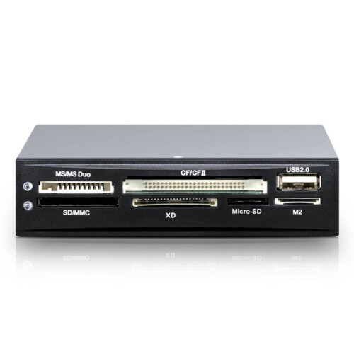 3.5 Inch Front Panel Internal USB 2.0 9Pin Card Reader Hub TF Flash   Micro- Card Slot MMC MS CF XD CF Slot