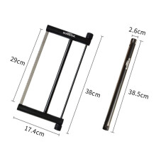 Aluminiumlegierung Klappmaßband, 38 cm, Schwarz/Orange/Silbergrau