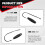 Three-Pitched Decibel Electronic Whistle Referee   Training Survival Anti-Wolf Whistle Rechargeable Black 5