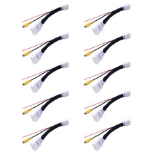 10X 24 Pin Adapter Achteruitrijcamera aansluitkabel voor & Dacia voor voor voor Clio 4 2012-