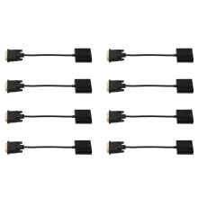 8X DVI to VGA Adapter Cable 1080P DVI-D to VGA Cable 24+1 25 Pin DVI Male to 15 Pin VGA Female Video Converter