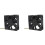 2X 24V 80mm 8cm Koelventilator 80X80X25mm 8025 PC Computer Case Fan DIY Router GPU CPU Koelventilator 1